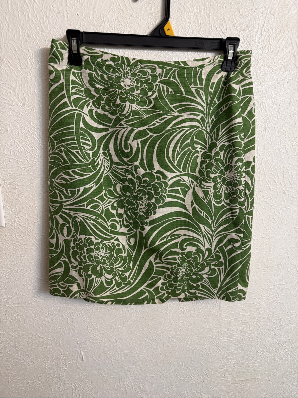 Ann Taylor Loft Green Floral Print Women's Skirt